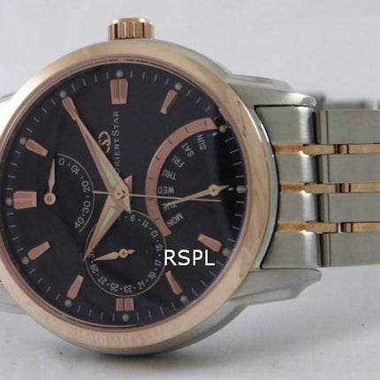 Orient Star rétrograde Power Reserve DE00004D montre homme
