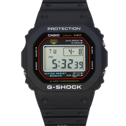 Casio G-Shock Digital recréant le design original de la première montre à quartz G-Shock DW-5000R-1A 200M pour homme