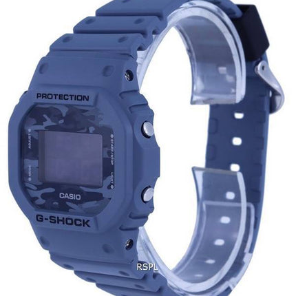 Casio G-Shock Cadran Bleu Résine Numérique DW-5600CA-2 DW5600CA-2 200M Montre Homme