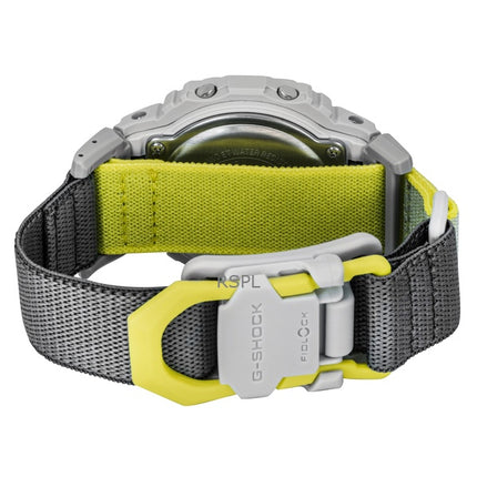 Montre homme Casio G-Shock DW-5600MNC-7A8 à bracelet textile, mouvement à quartz numérique et étanche à 200 m.