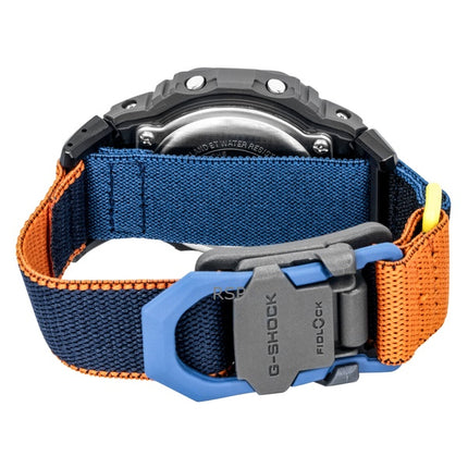 Montre homme Casio G-Shock DW-5600MNC-8A2 à bracelet textile, mouvement à quartz numérique et étanche à 200 m.