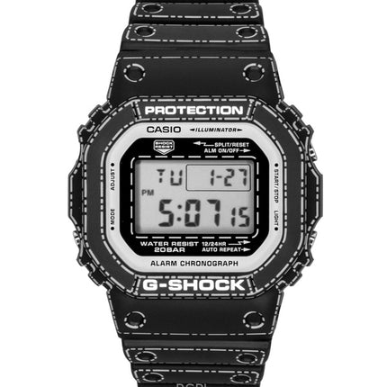 Montre homme Casio G-Shock Digital à quartz avec bracelet en résine biosourcée DW-5600RGM-1 étanche à 200 m