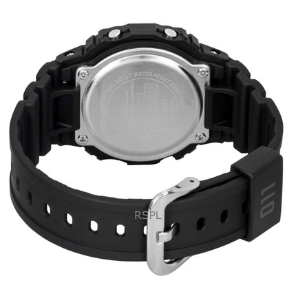 Montre homme Casio G-Shock Digital Stranger Things avec bracelet en résine biosourcée, mouvement à quartz DW-5600STT-1, étanche à 200 m.