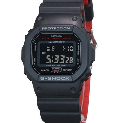Montre pour homme Casio G-Shock avec bracelet en résine numérique Quartz DW-5600UHR-1 200M