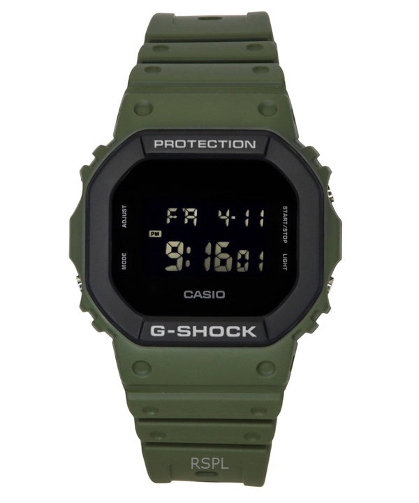 Montre Casio G-Shock Digital à quartz pour homme, bracelet en résine biosourcée DW-5610UU-3, 200 m