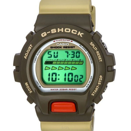 Montre pour homme Casio G-Shock Digital Vintage Product Series Bracelet en résine Quartz DW-6600PC-5 200M