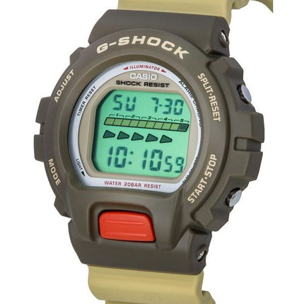 Montre pour homme Casio G-Shock Digital Vintage Product Series Bracelet en résine Quartz DW-6600PC-5 200M