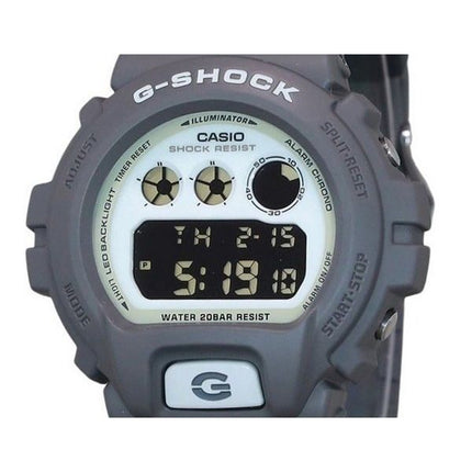 Montre pour homme Casio G-Shock Hidden Glow avec bracelet en résine numérique Quartz DW-6900HD-8 200M