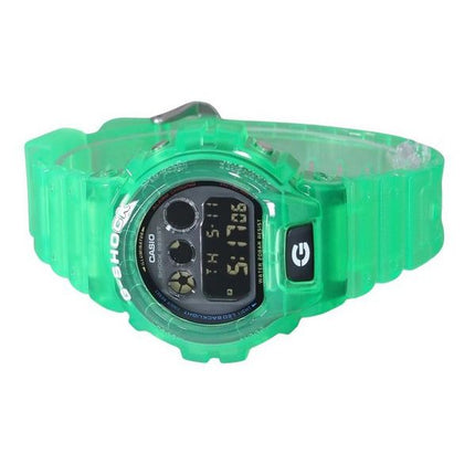 Montre pour homme Casio G-Shock Joytopia numérique translucide vert bracelet en résine Quartz DW-6900JT-3 200M