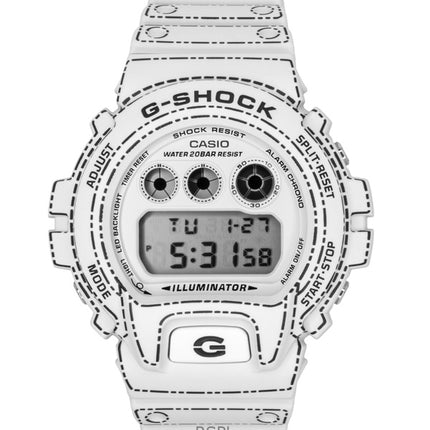 Montre homme Casio G-Shock Digital à quartz avec bracelet en résine biosourcée DW-6900RGM-5 étanche à 200 m