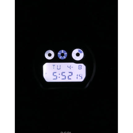 Montre Casio G-Shock Digital à quartz en résine biosourcée DW-6900RL-1 pour homme, 200 m