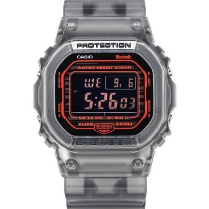 Montre pour homme Casio G-Shock Mobile Link avec bracelet en résine numérique Quartz DW-B5600G-1 200M
