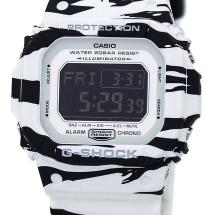 Tigre de Chrono alarme numérique Casio G-Shock montre DW-D5600BW-7 hommes de Camouflage