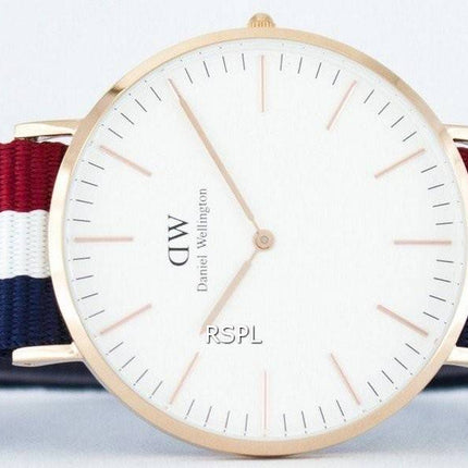 Daniel Wellington Classic Cambridge Quartz DW00100003 (0103DW) Montre Homme