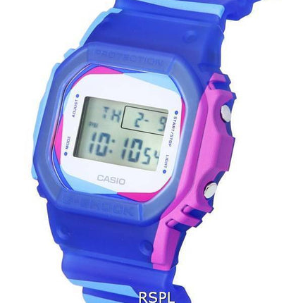 Casio G-Shock Digital Quartz DWE-5600PR-2 DWE5600PR-2 200M Montre pour homme avec lunette et ensembles de bandes