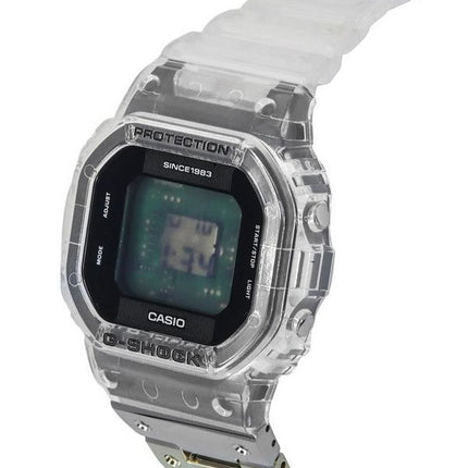 Montre pour homme Casio G-Shock 40e anniversaire édition limitée Digital Clear Remix Quartz transparent DWE-5640RX-7 200M
