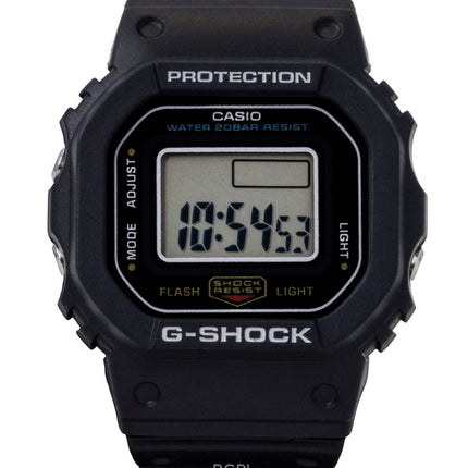 Montre Casio G-Shock Nano Digital noire, bracelet en résine biosourcée, mouvement à quartz, étanche à 200 m, unisexe