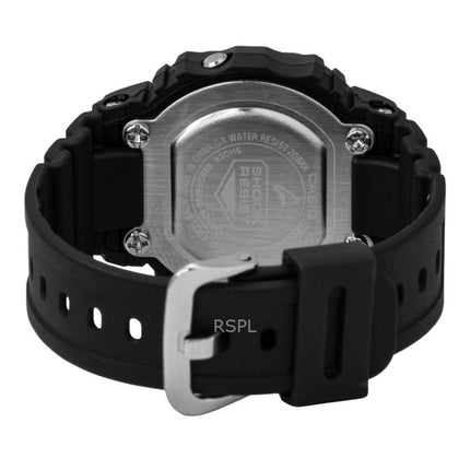 Montre Casio G-Shock Nano Digital noire, bracelet en résine biosourcée, mouvement à quartz, étanche à 200 m, unisexe