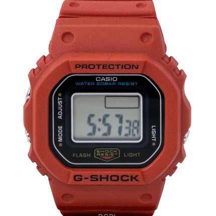 Montre Casio G-Shock Nano Digital rouge avec bracelet en résine biosourcée, mouvement à quartz, étanche à 200 m, unisexe