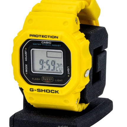 Montre Casio G-Shock Nano Digital jaune avec bracelet en résine biosourcée, mouvement à quartz, étanche à 200 m, unisexe