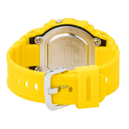 Montre Casio G-Shock Nano Digital jaune avec bracelet en résine biosourcée, mouvement à quartz, étanche à 200 m, unisexe