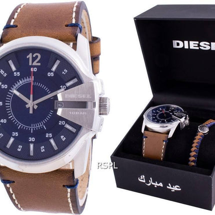 HORSMontre pour homme Diesel Master Chief cadran bleu Quartz DZ1925 100M