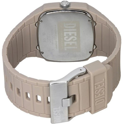 Montre Homme Diesel Cliffhanger 2.0 Bracelet en Silicone Cadran Beige Quartz DZ2167