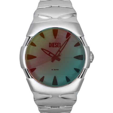 Montre homme Diesel D-Sruptor en acier inoxydable, cadran blanc, quartz, DZ2212