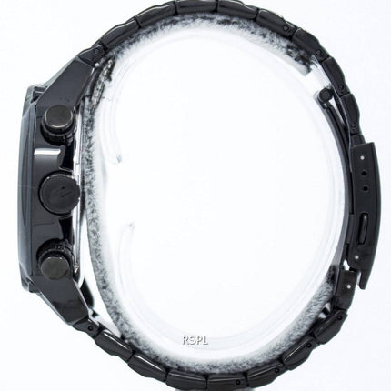 Diesel avancé chronographe cadran noir Ion plaqué DZ4223 montre homme