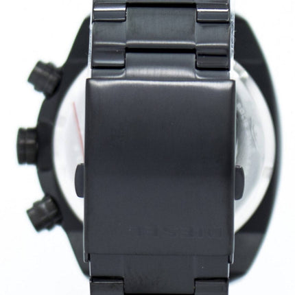 Diesel avancé chronographe cadran noir Ion plaqué DZ4223 montre homme