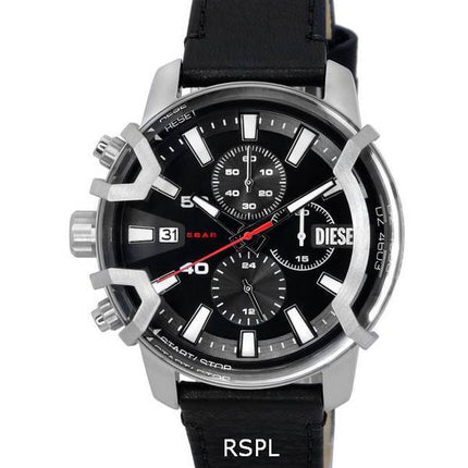 HORS Montre pour homme Diesel Griffed chronographe cadran noir Quartz DZ4603