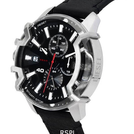 HORS Montre pour homme Diesel Griffed chronographe cadran noir Quartz DZ4603