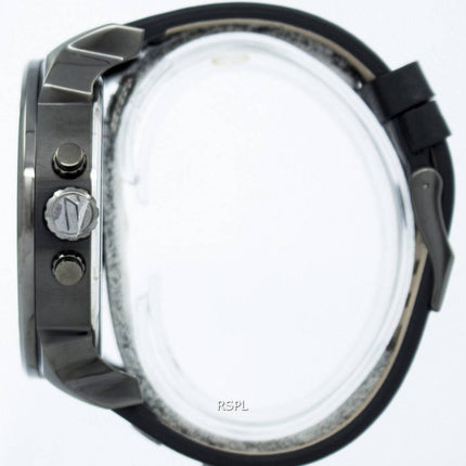 Montre diesel M. Daddy 2.0 hommes cadran noir en cuir noir DZ7348