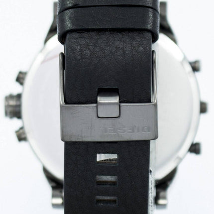 Montre diesel M. Daddy 2.0 hommes cadran noir en cuir noir DZ7348
