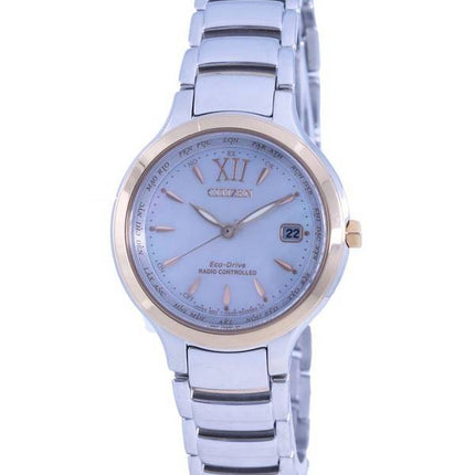 Montre Citizen Eco-Drive EG3210-51A en acier inoxydable avec cadran blanc pour femme