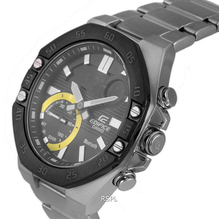 Casio Edifice Mobile Link Analogique Numérique Quartz ECB-10DB-1B ECB10DB-1B 100M Montre Homme