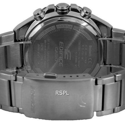Casio Edifice Mobile Link Analogique Numérique Quartz ECB-10DB-1B ECB10DB-1B 100M Montre Homme