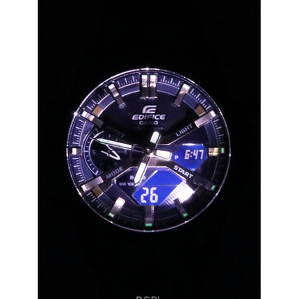 Montre analogique numérique Casio Edifice Cool Blue Edition Smartphone Link cadran bleu solaire ECB-2000CB-2 100M pour homme