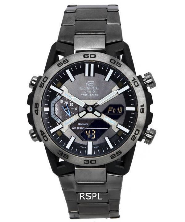 Montre pour homme Casio Edifice Sospensione analogique numérique solaire ECB-2000DC-1A ECB2000DC-1 100 m