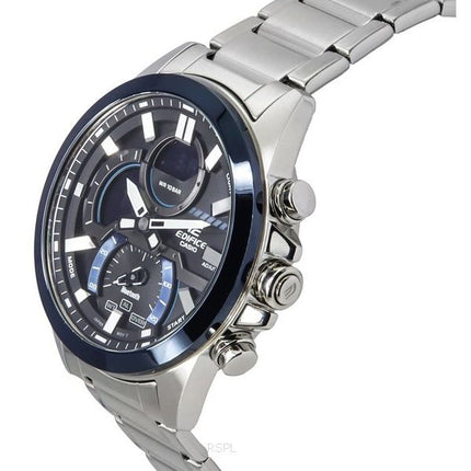 Montre pour homme Casio Edifice Smartphone Link analogique numérique cadran gris Quartz ECB-30DB-1A 100M