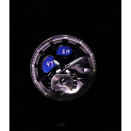 Casio Edifice Smartphone Link Modèle Bluetooth Analogique Numérique Cadran Gris Quartz ECB-30DC-1B 100M Montre Pour Homme