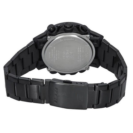 Montre pour homme Casio Edifice Sospensione Smartphone Link Bluetooth analogique numérique cadran noir Quartz ECB-40BK-1A 100