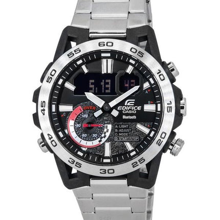 Casio Edifice Sospensione Smartphone Link Analogique Numérique Chronographe Quartz ECB-40D-1A ECB40D-1 100M Montre Homme