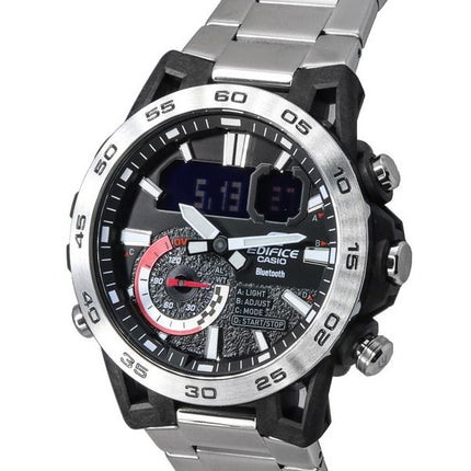 Casio Edifice Sospensione Smartphone Link Analogique Numérique Chronographe Quartz ECB-40D-1A ECB40D-1 100M Montre Homme