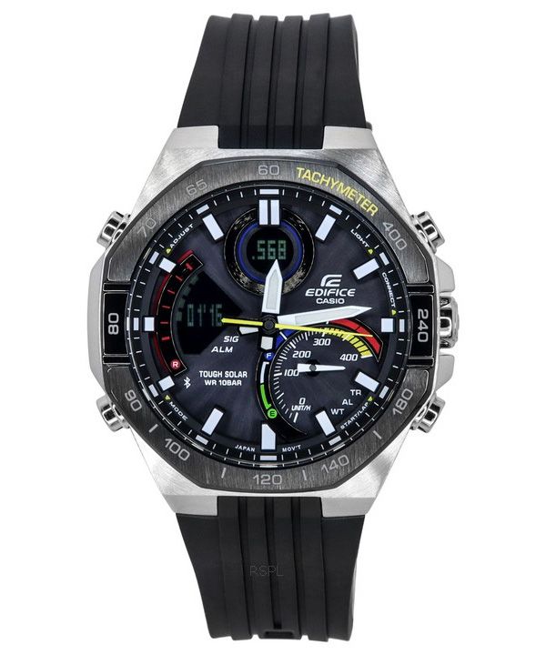 Casio Edifice Analog Digital Mobile Link Black Dial Tough Solar ECB-950MP-1A 100M Montre Homme