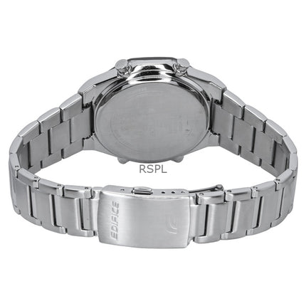 Montre homme Casio Edifice ECB-S10DB-1A, analogique, numérique, bracelet en acier inoxydable, cadran noir, quartz, 100 m