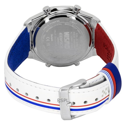 Montre homme Casio Edifice analogique-numérique NISMO Heritage Edition avec connexion smartphone, cadran argenté, mouvement à quartz ECB-S10NIS-7A, étanche à 100 m