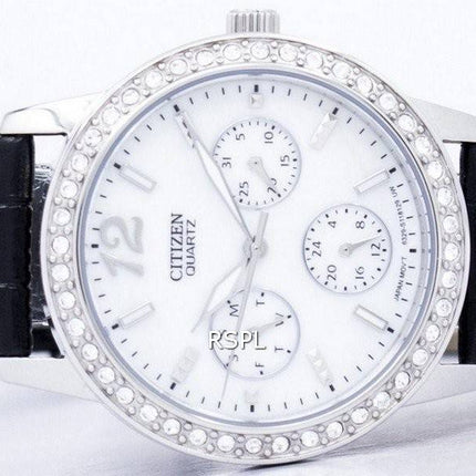 Montre Citizen Chronographe Quartz diamant Accent ED8090 - 11d féminin