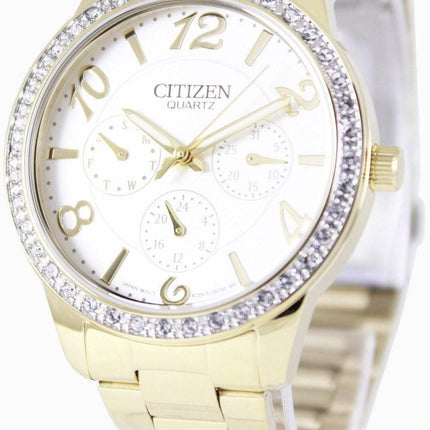 Citizen Quartz Cristaux Swarovski Montre ED8122-59A femmes
