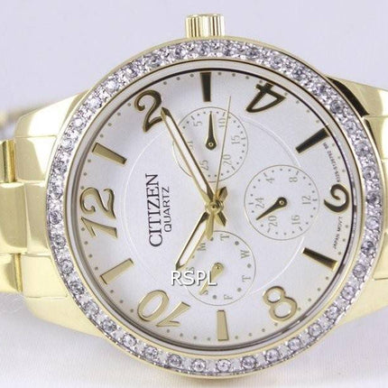 Citizen Quartz Cristaux Swarovski Montre ED8122-59A femmes